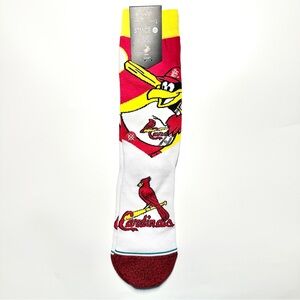 Stance Cardinals Socks - Red, Yellow, White